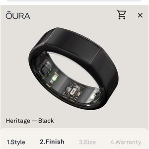Brand new never worn Oura Heritage Gen 3 black